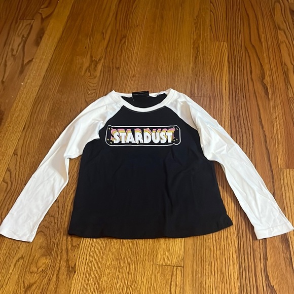 Tiny Whales Girl’s Stardust Long Sleeve Tee Size 8 - Picture 1 of 4